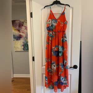 Chiffon floral dress
